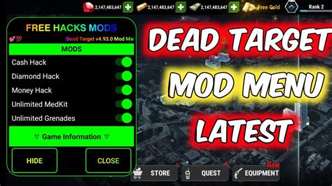 dead target mega mod menu|DEAD TARGET v4.128.0 MOD APK (Damage, God Mode, Money).
